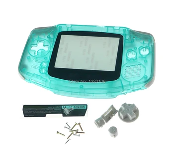 ChengChengDianWan Aišku, Spalvų, Šviesos Catton Objektyvas Plastiko Remonto Dalis Būsto Shell Tinka GBA Gameboy Advance Gumos Pagalvėlės