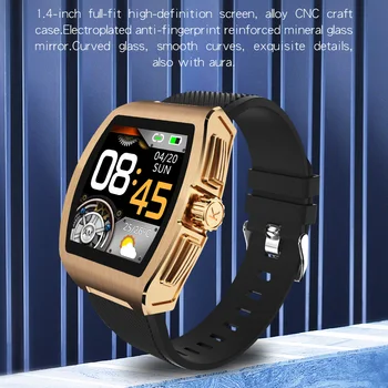 696 BJC1 Smart Watch Vyrams 24 Valandas Širdies ritmo Monitorius IP68 Vandeniui Smartwatch 