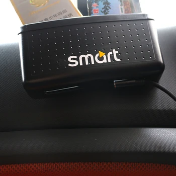 Smart 450 451 453 fortwo forfour Automobilio saugojimo dėžutė automobilių stiliaus Mobilusis telefonas kortelę paskirties Automobilių interjero aksesuaras