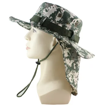 Vasaros Kaklo Flap Saulės Skrybėlę Vyrai Moterys Kibiro Kepurę Lauko UV Apsauga Boonie Hat Pėsčiųjų Žvejybos Akies 