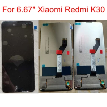 Originalus Už Xiaomi Redmi K30 Poco X2 LCD Ekranas Touch Panel Ekrano skaitmeninis keitiklis Asamblėjos Stiklo Jutiklis Mi Pocophone X2