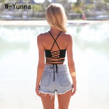 W-Yunna 2019 Naujas Vasaros 3d Spausdinimo Pasėlių Viršuje Moterų Kaukolė/Moon/Žemės Spausdinti Harajuku Juoda Bako Viršuje Seksualus Streetwear Apkarpytos Feminino