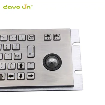 Pramonės kioskas klaviatūrų užsakymą kioskas klaviatūros vandal įrodymas, klaviatūrų Metalo Klaviatūra su Trackball