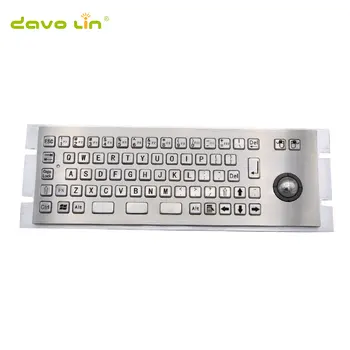 Pramonės kioskas klaviatūrų užsakymą kioskas klaviatūros vandal įrodymas, klaviatūrų Metalo Klaviatūra su Trackball