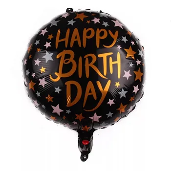 10vnt/daug 18inch Apvalus aliuminio folija balionas gimtadienis gimtadieniu, baby shower apdailos balionas vaikų žaislai