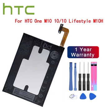 HTC Originalus 3000mAh B2PS6100 Telefono Baterija Tinka HTC M10 10/10 Gyvenimo būdo M10H Batterie Bateria +nemokamas Įrankiai