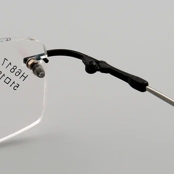 Saulėtoje vietoje didmeninės nauja high-end frameless ultra-light atminties optiniai akiniai, rėmeliai su trumparegystė anti-mėlyna akinius