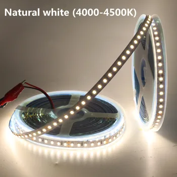 2835 LED Šviesos Juostelės Natrue Balta 4000 K Lanksčios Juostelės LED Šviesos Juostelės 24V 120LEDs/m 20m 15m 10m 5m