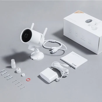 Pasaulinė Versija Imilab EC3 Lauko Mijia išmanųjį fotoaparatą Atnaujinti Pasaulinė Versija 2K HD APP Kontrolės CCTV Wi-Fi maršrutizatorius sukiojamomis