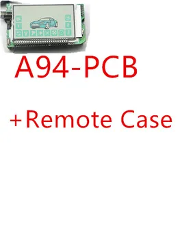 Dvipusis A94 LCD Nuotolinio valdymo pultelis Raktas Fob Grandinės /Keychain rusijos Versija dvipusis Automobilių Signalizacijos Sistemos Starline A94