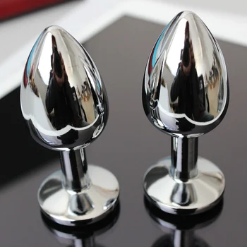 34mm nerūdijančio plieno analinis dildo metalo butt plug su deimantas brangakmenio SM suaugusiųjų žaidimas sekso žaislas, skirtas pora moterų, vyrų gėjų masturbuotis