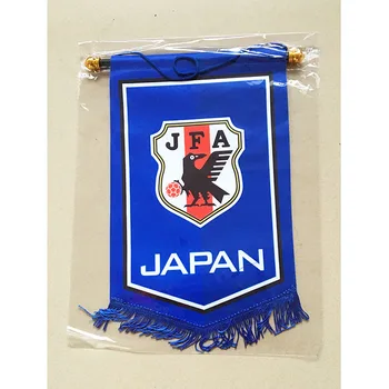 2018 m. Pasaulio Futbolo Čempionato Japonijoje Nacionalinės Futbolo ne didesnis kaip 36 cm*23cm Dydis Dvigubus Šonus, Kalėdų dekoracijos Kabo Vėliavos Banner Dovanos