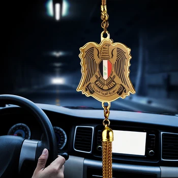Automobilių Papuošalas Pakabukas herbas Irako erelio herbą Auto vidinius Galinio vaizdo Veidrodžio Apdaila Tabaluoti Apdaila Priedų