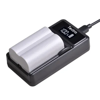 4PCS PS-BLM5 PSBLM5 Baterija+LED USB Kroviklis skirtas Olympus C-8080 C-7070 C-5060 E1 E500 E330 E3 E520 E510 E300 Fotoaparatas