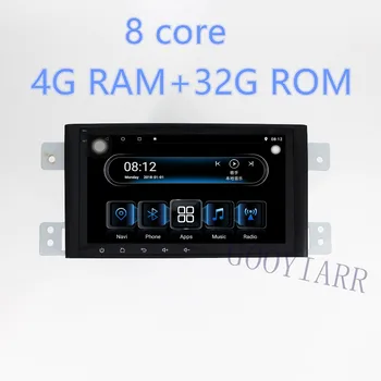 1din 8 colių Android automobilio radijo 8 core RAM4G+ROM32G automobilio Multimedijos Grotuvo Suzuki Vitara 2007-2013 m. stereo FM gps navi
