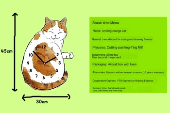 Literatūra Ir Menas Animaciją Kačių Kambarį Cool Mados Namų Kišenėje Žiūrėti Šiuolaikinės Kvarcinis Laikrodis Kūrybos Išjungimo Laikrodis