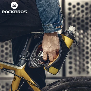 ROCKBROS Dviračio Krepšys Patvarus Vandenį Atstumiantis Atspindintis MTB Kelių Dviratį Su Vandens Butelį Pocket Bike Bag Priedai 1.5 L