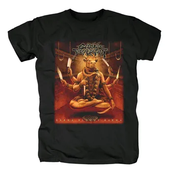 Medvilnės Galvijų Decapitation - Humanure padengti vyrų blackgrindcore death metalo medvilnės Marškinėliai Europos Dydį