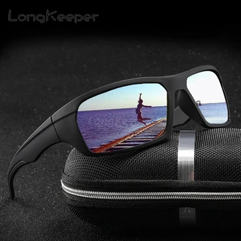 LongKeeper Klasikinis Poliarizuoti Akiniai nuo saulės Vyrams, Moterims, Sportas Vairavimo Akiniai Anti-UV Vyrų Markės Dizaino Akiniai oculos masculino