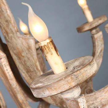 Miegamojo šviestuvai antikvariniai medienos apšvietimo prancūzijos pakaba apšvietimas šalies stiliaus virtuvė rungtynių elegantiškas šviesiai valgomasis fojė