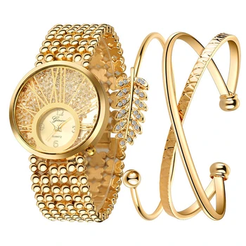 Aukso Apyrankę, Deimantai, Laikrodžiai Moterims, Nerūdijančio Plieno Prabanga Atsitiktinis Riešo Žiūrėti Ponios Laikrodis Relogio Feminino Dovana zegarek damski
