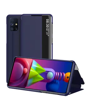 Flip Case For Samsung Galaxy M51 2020 Pusėje Smart Langą Peržiūrėti Oda Padengti Samsung Galaxy M51 GalaxyM51 Telefono Krepšiai