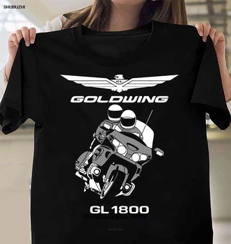 Geresnės Kokybės Goldwing GL1800 Motocycles Vyrų T-Shirt mados t-shirt vyrai medvilnės prekės teeshirt