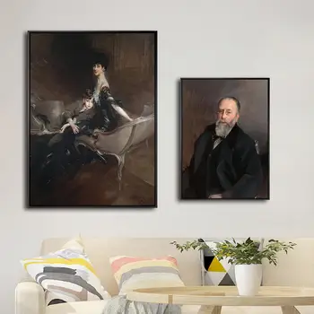 Namų Dekoras Drobė Spausdinimo Menas, Sienų Nuotraukas Kambarį Drobė Spausdinti Paveikslai italijos Giovanni Boldini
