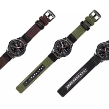 Nailono 20mm WatchBand Dirželis Xiaomi Amazfit GTS 2 VTR Smartwatch Apyrankės Apyrankės Už Amazfit Pvp S/Pvp U Watchstrap diržas