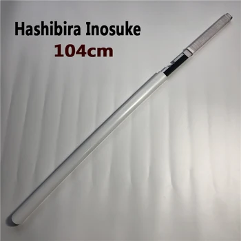 104cm Kimetsu nr. Yaiba Kardas, Ginklas Demon Slayer Hashibira Inosuke Cosplay Kardas 1:1 Anime Ninja Peilis PU žaislas