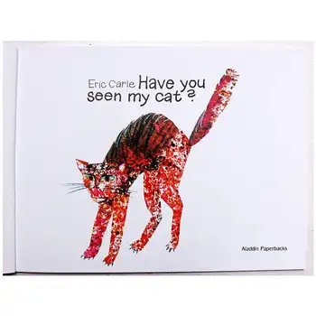 Matėte Mano Kačių? Eric Carle Švietimo Anglų Paveikslėlį Mokymosi Knyga Kortelės Istorija Knyga Kūdikių Vaikams Dovanos Vaikams