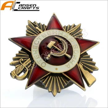 WW2 Didysis Tėvynės Karas, Kad CCCP SSRS, Sovietų rusijos Karinės Auksas, Sidabras Pin Ženklelis