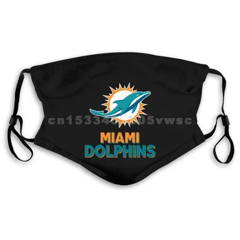 Retro Miami Delfinų Derliaus Mielas Kaukės Vyrų, Moterų, Dydis Animacinių filmų Kaukė vyrų Unisex Naujas Mados Kaukė juokingas;