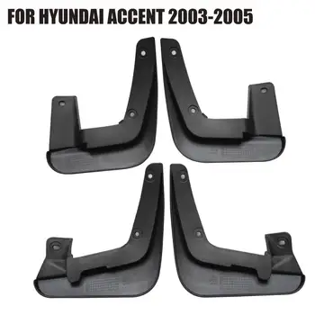 Purvo Atvartais Skirta Hyundai Accent 2003-2005 Sparnas Splash Apsaugai Purvasargių Mudflaps Automobilių 25500 YC101041