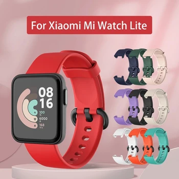 Už Xiaomi Mi Žiūrėti Lite Silikono Dirželis Pakeitimo Sporto Watchband už Redmi Žiūrėti Dirželį, Apyrankę, juostą žiūrėti priedai
