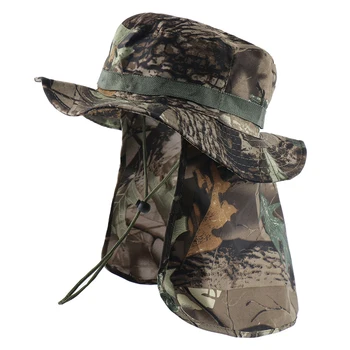 Taktinis Kamufliažas Boonie Skrybėlės Nepalo Bžūp Kibiro Kepurę Militares Armijos Vyrai Kariniai Žygiai Žvejybos Skrybėlę Su Atvartais UV UPF50+