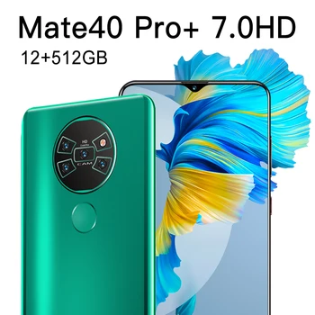 Naujausias Pasaulio Versija Mate40 Pro+ išmaniųjų telefonų 12 GB 512 GB 