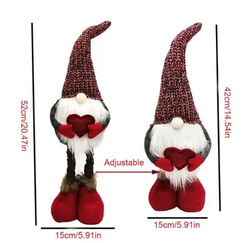 Kalėdų Rankų Darbo Švedų Gnome Lėlės, Papuošalai Ištraukiamas Nuolatinis Statulėlės Žaislas
