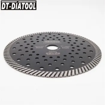 DT-DIATOOL 10vnt/pk 7 colių 180MM Diamond Karšto Paspaudus Siauras Turbo Pjūklų Pjovimo diskas Granito, Marmuro ir Betono Mūro