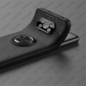 Auroras Už Xiaomi Poco X3 NFC Atveju Verslo Stiliaus su Laikikliu Žiedas Magnetizmo Galinio Dangtelio Pocophone X3 Atveju