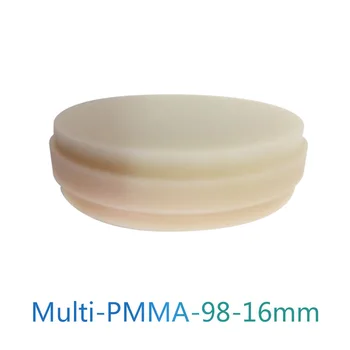 Daugiasluoksnės PMMA Blokai 98*16mm C1/C2/C3/C4/D2/D3/D4 Aišku Atspalvių Pma-Temp PMMA Disko CAD/CAM Daugiasluoksnės PMMA Disko