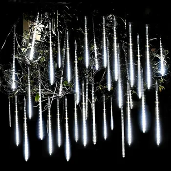 Naujųjų Metų 30cm 50cm Lauko Meteoras Dušas Lietaus 8 Vamzdžiai LED String Žibintai Vandeniui Kalėdų Vestuves Apdaila