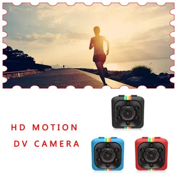 HD Sporto DV Kamera SQ11 Matinis Plastikas HD Naktinis Matymas, Judesio Aptikimas Stabilių Rezultatų Plataus Kampo Fotografavimo