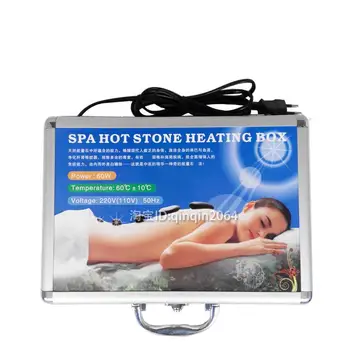 Akmenų masažas Šildytuvas dėžutė,220V elektrinių šildymo pagalvių karšto energijos ugnikalnio lavos akmens spa masažas 3*4 6*8 7*7 akmens pasirinkti