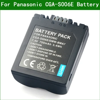 CGA-S006 CGA S006 Baterijos ir Kroviklis skirtas Panasonic Lumix CGR-S006 DMC FZ35 FZ30 FZ38 FZ7 FZ8 FZ50 FZ18 FZ28 BP-DC5 V-LUX1