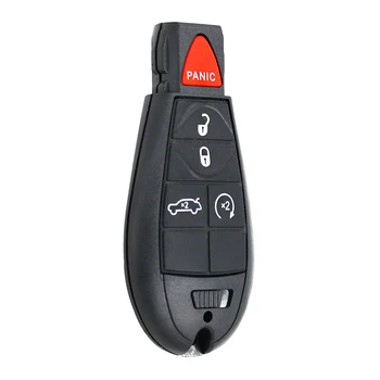 4+Panikos 5 mygtukus imobilizavimo Nuotolinio Klavišą 433MHZ su PCF7941 mikroschemą Chrysler 300 Ir Dodge Įkroviklis FCC ID: M3N5WY783X/ IYZ-C01C