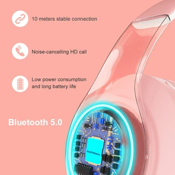 Bluetooth 5.0 Headphon Sporto Neckband Magnetinio WirelessHeadphones Stereo Ausinių Muzikos Mėlyna Ausines Su Mic Visus Telefonus