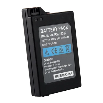 2 x 2400mAh Įkraunamos Li-ion Baterija Sony PSP 2000/3000 PSP-S360 Konsolės žaidimų pulto PlayStation Portable Valdytojas