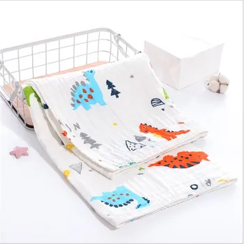Super minkštas 6 sluoksnių medvilniniu didelio tankio kūdikis miega, antklodė, kūdikiams, vaikams, vonia rankšluostį suvystyti antklodė suvystyti naujai