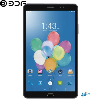 BDF 8 Colių Android 6.0 Tablet Pc 3G/4G LTE SIM Kortelės Telefono Ryšio 2.5 D Ekranas 1GB/32GB Quad Core Mokymosi Mygtukai 1280*800 IPS Tablečių